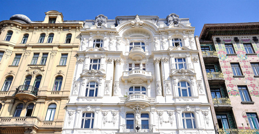 Prachtvolles Denkmal: Haus mit Jugendstil-Elementen